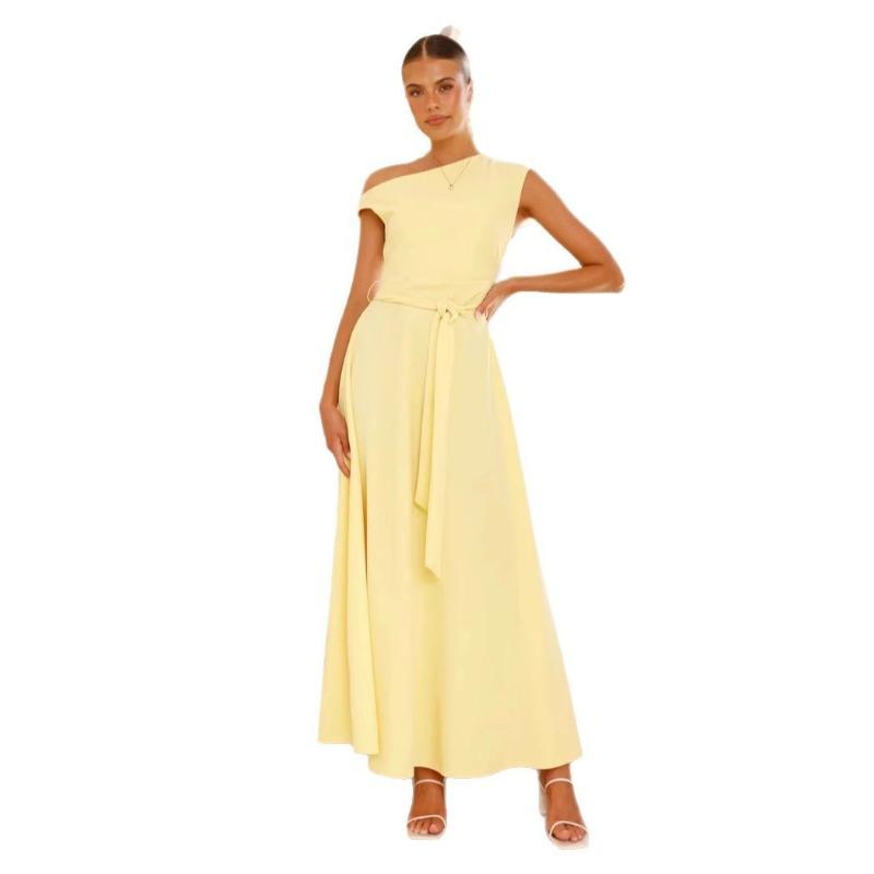 Women's Summer Fashion Temperament Sexy Lace-up Dress