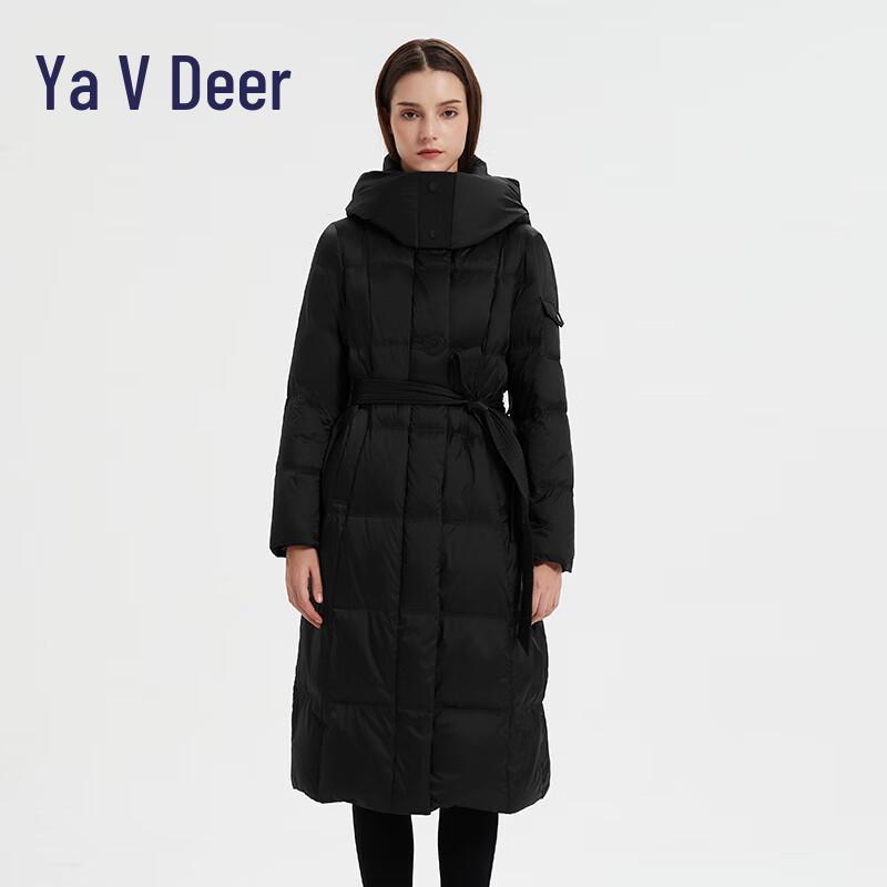 

Женская длинная зимняя парка Yalu с капюшоном из гусиного пуха M