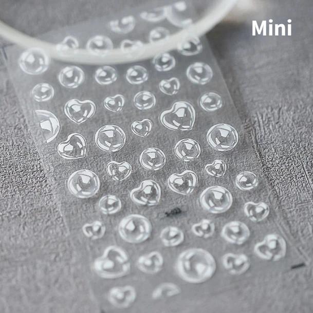 Koi Lotus Flower Goldfish Beach Sea Carp Red Fish Colorful Dolphin Mermaid Soft Relief Nail Art Stickers Manicure Decals