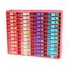 Efficient PVC Storage Solution for Desk Organizers Colorful and Portable Compartments for Various Items Organization