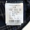 T-JACKET Check Pattern Long Sleeve Tailored Jacket S Navy Ancon Men's Used