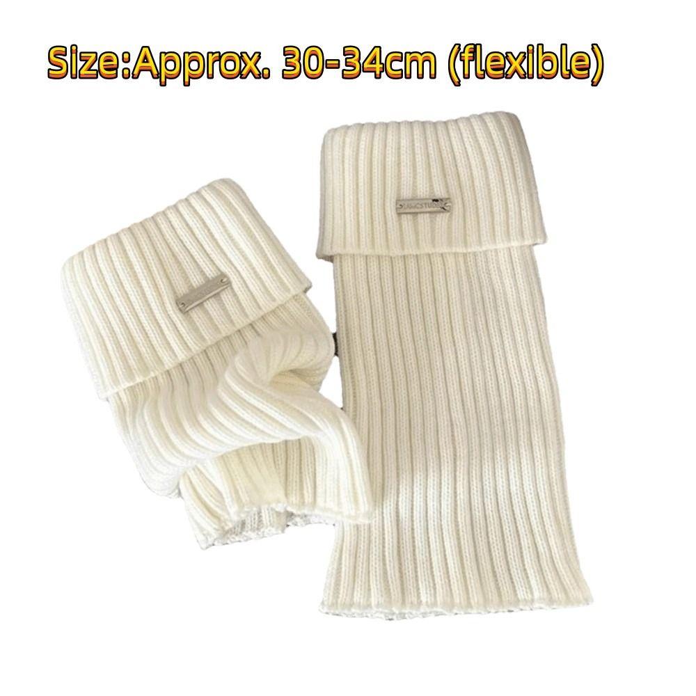 Y2K Lolita Leg Warmers Cotton Wool Foot Cover Cute Stacked Socks Women
