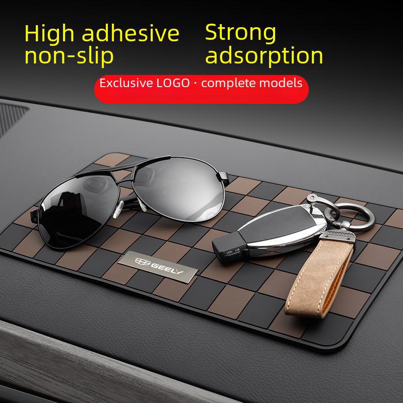 Car Anti-Slip Mat and Mobile Phone Holder - Heat Resistant and Sun Protection for Center Console