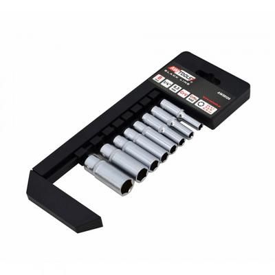 AW Tools 1/4 Long Socket Set (Pack of 9)