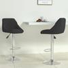 VidaXL Set of 2 Bar Stools, Pub Chair, Bistro Seat, Furniture for Dining Room Kitchen Living Room Home Interior, 335302