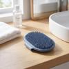Pet Bath Brush Silicone Grooming Scrubber Massage Brush for Dogs Cats Fur Cleaning and Shedding Control Durable Soft Bristles