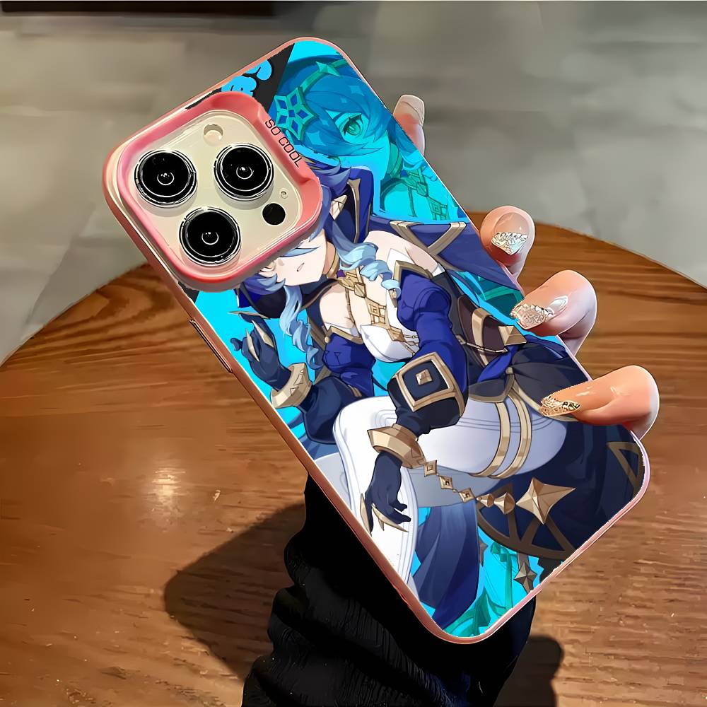 Layla Genshin Impact Handyhülle Für IPhone 17 16 15 14 13 12 11 Plus Pro Max Mehrfarbig Aurora Laser Stoßfest Funda Hülle