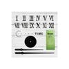 3d Black Wooden Roman Numeral Decorative Large Size Wall Clock