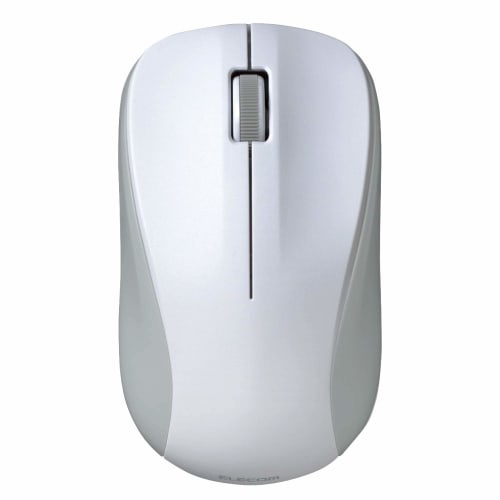 ELECOM Mouse Bluetooth 3 Button M Size Compatible with MacOS/iOS/iPadOS White M-BY11BRWH
