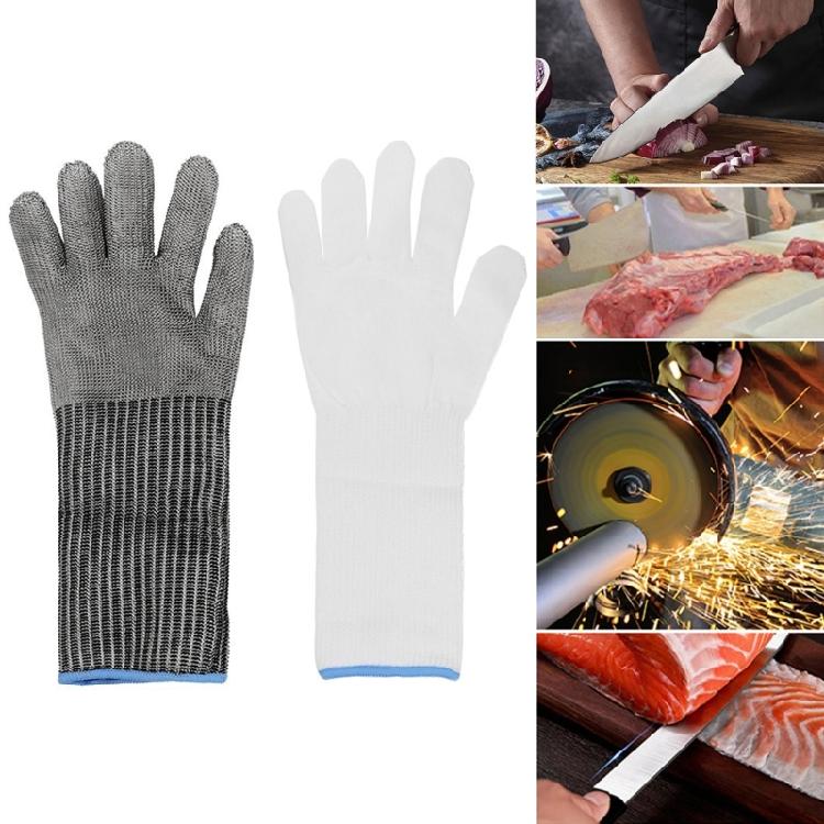 Stainless Steel Mesh Metal Chainmail Gloves Butchers Glove for Cutting Meat Oyster Shucking Chefs Meat Fish