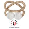 2026 Magnetic Curtain Tiebacks Braided Ball Buckle Punch Free Drapery Holdback Clips Tali Tirai Magnetik
