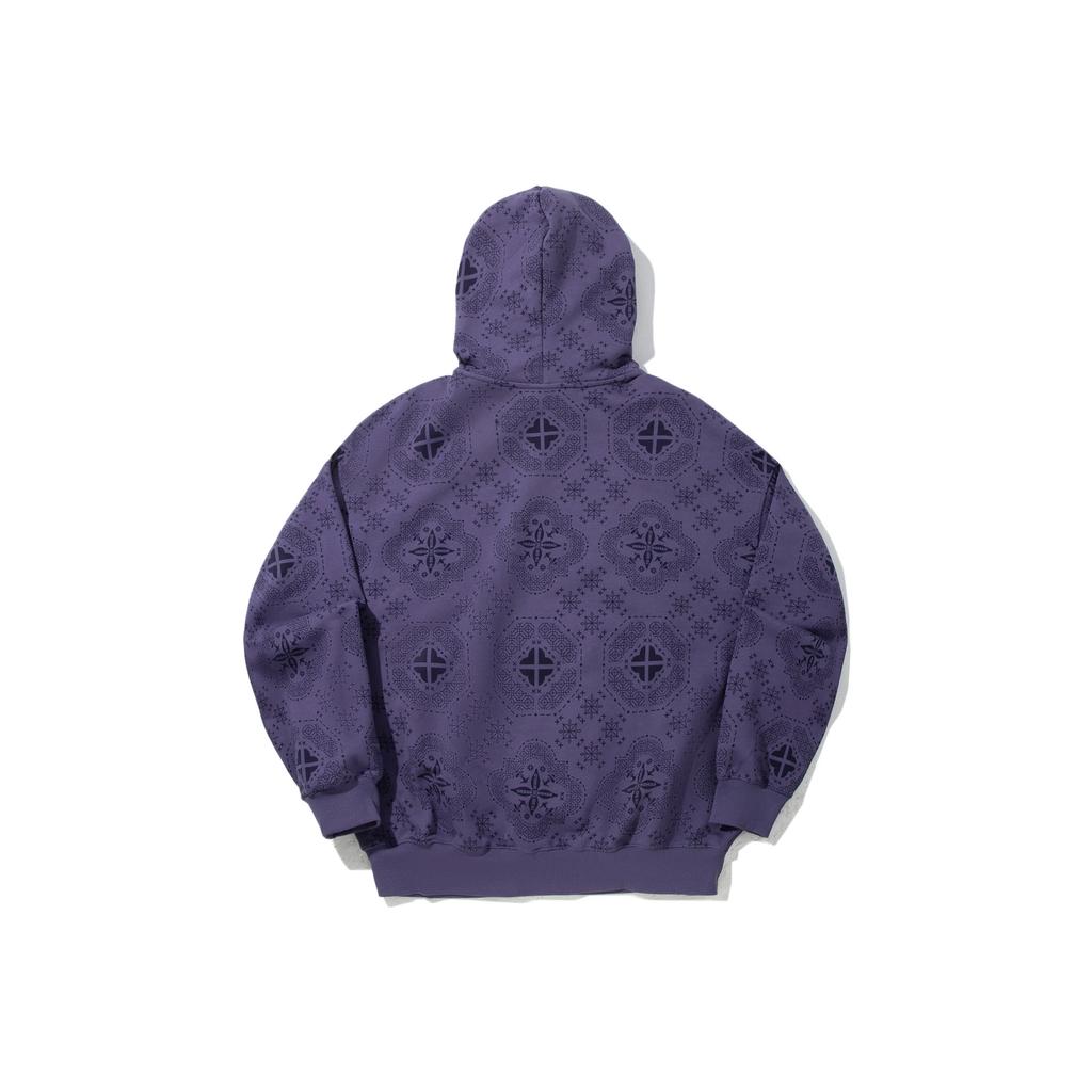 Li Ning All Over Print Soft Breathable Versatile Loose Hoodie Unisex Hoodies AWDV829-3