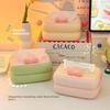 Tissue Box Dopamine Contrasting Color Living Room Coffee Table High-end Feeling Napkins Paper Box Creative Home Bedroom Desktop