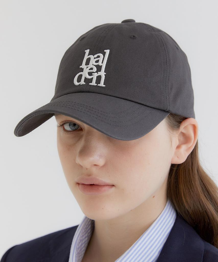 Hallen Signature Logo Ball Cap (C002_Charcoal)