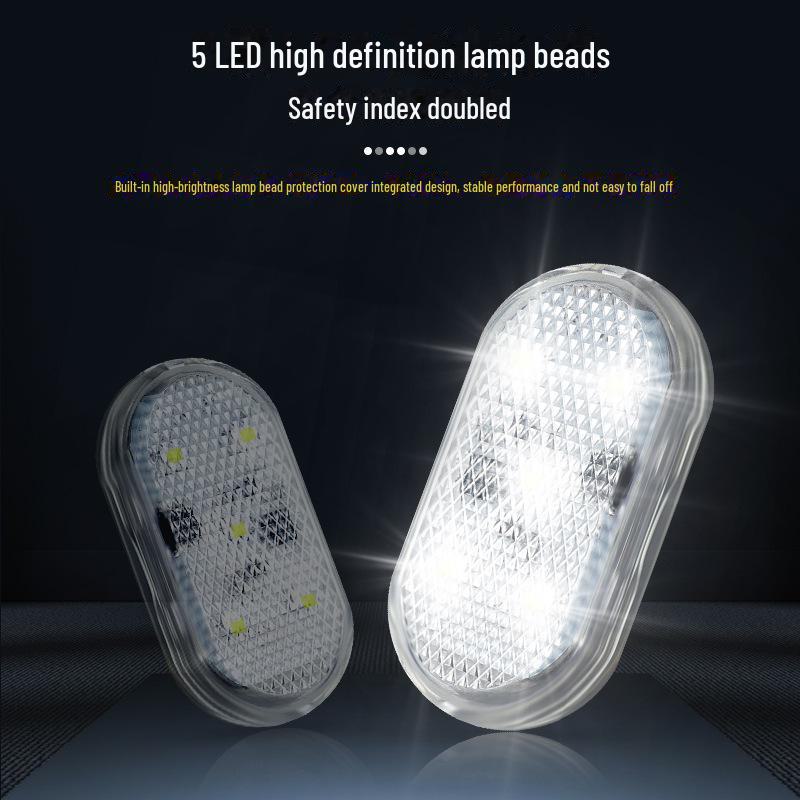 

Беспроводной светодиодный датчик двери: Простая установка, защита от столкновений, автоматическое освещение дверей