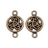 Filigree Diamond Shaped Connectors Ornate Multi Loop Links For Jewelry