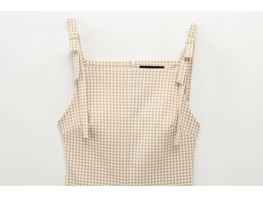 2025 Frühling Süße Schleife Ärmelloses Trägerkleid - Europäischer & Amerikanischer Stil Rock Mode