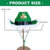 Festival Hat for . Patrick's Day Celebration Denims and Plastic Offering Portable Comfort and Individualized Style