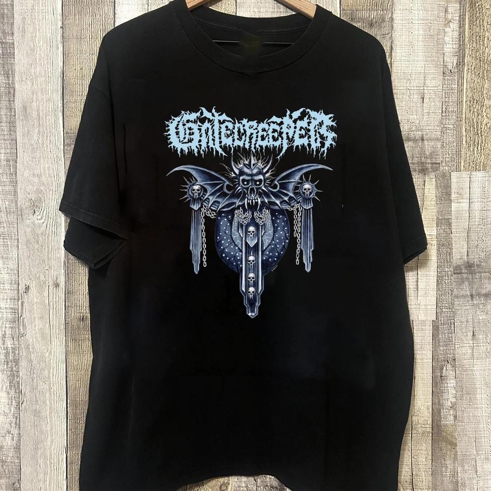 Hot Gatecreeper Black Cotton Shirt Full Size S5xl Unisex Cs140 S