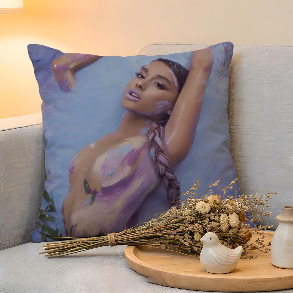 Cushion Cover Linen SkinFriendly Soft Decorative Case for Sofa Home Decor Singer AAriana Grande Pillow cover