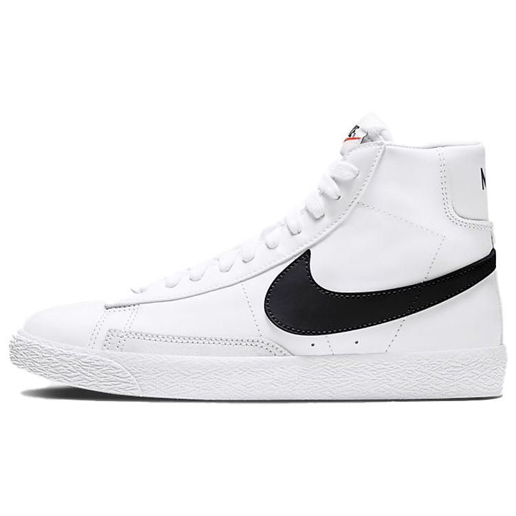 

Бело-черные кроссовки Nike Blazer Mid GS CZ7531-100