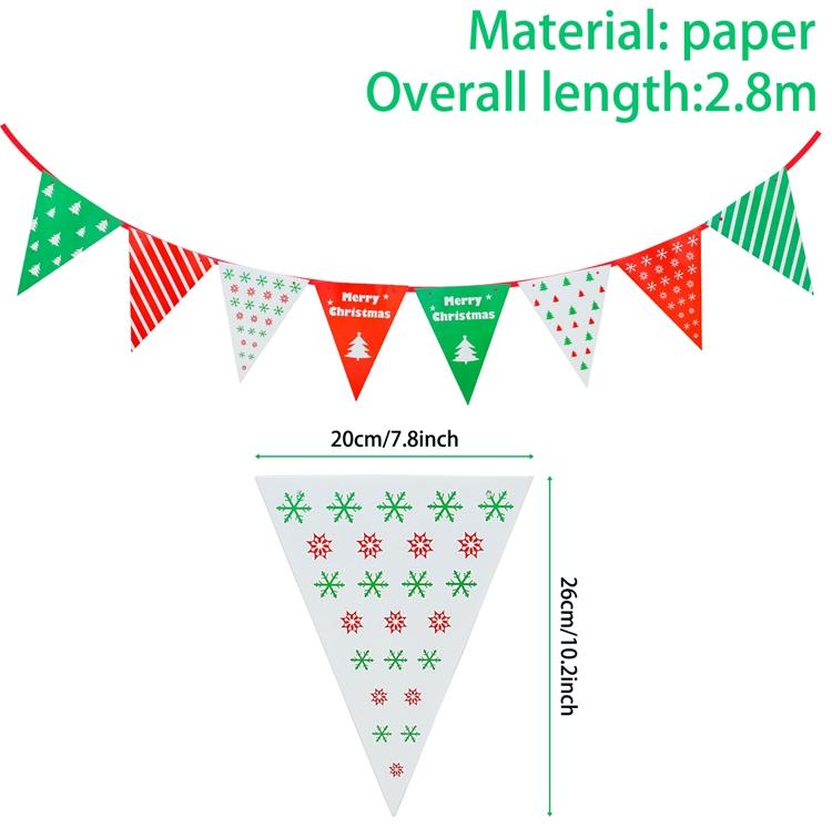 Christmas Banner 2025 Merry Christmas Decorations for Home Garland Santa Claus Navidad Natal Xmas Gift Noel Decor New Year 2025