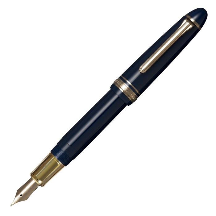 Sailor Profit Casual L Stable Gold Trim Fountain Pen Clear Blue Japan Extra Fine 11-0825-140
