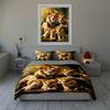 Lion family portrait. Bedding Duvet cover sets Duvet covers Pillowcases gifts (1 * Duvet Cover 2 * Pillowcases, without duvet insert)