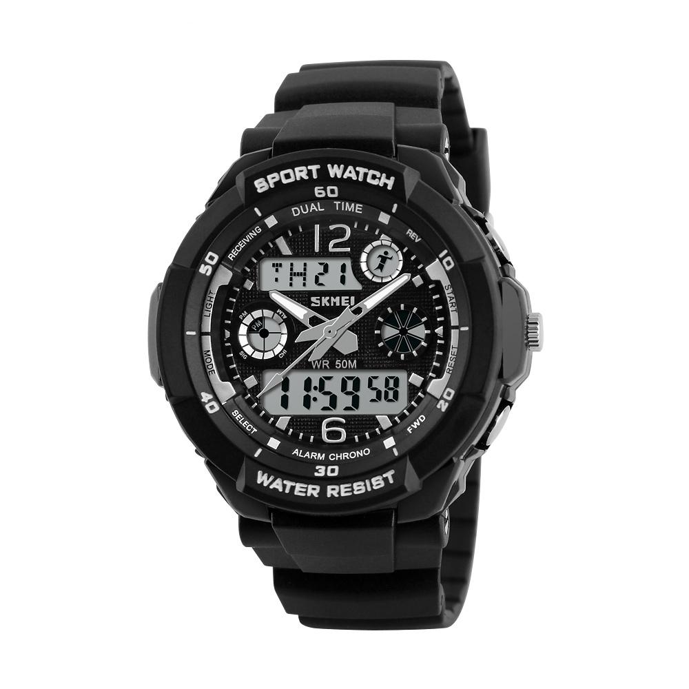 Skmei Kid's Digital Sport's Watches Boy Girl Fashion Dual Time Children Led Waterproof Electronic Wristwatch Relogio Masculino