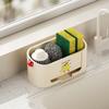 Sink Narrow Drain Storage Rack Faucet Rack Kitchen Household Sponge Rag Dishwashing Drain Rack Hanging Basket