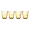 CORELLE Heat-Resistant Diamond Glass Cup Set of 4