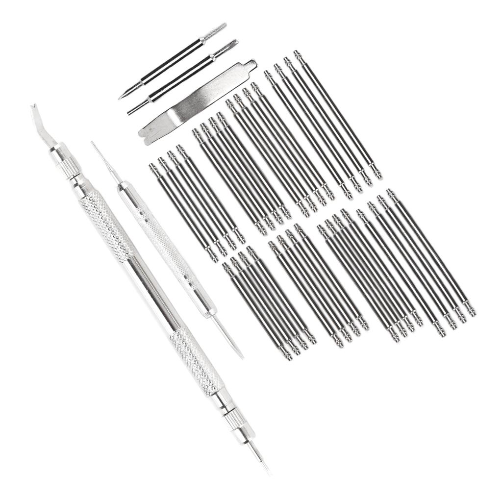 37 Pcs Watch Strap Link Pins Remover Tools Watch Repair Tool Kit with Spring Bar Tool for Band Adjustment Replacement