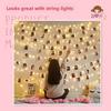 10 Pcs Halloween Elements Ghost Festival Decoration Hanging Photos Wall Hemp Rope Cartoon Creative Floral Art Wooden Clips