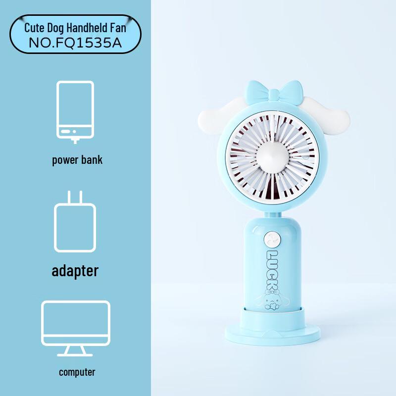 LINGPAN Mini USB Rechargeable Handheld Fan 5-Pack