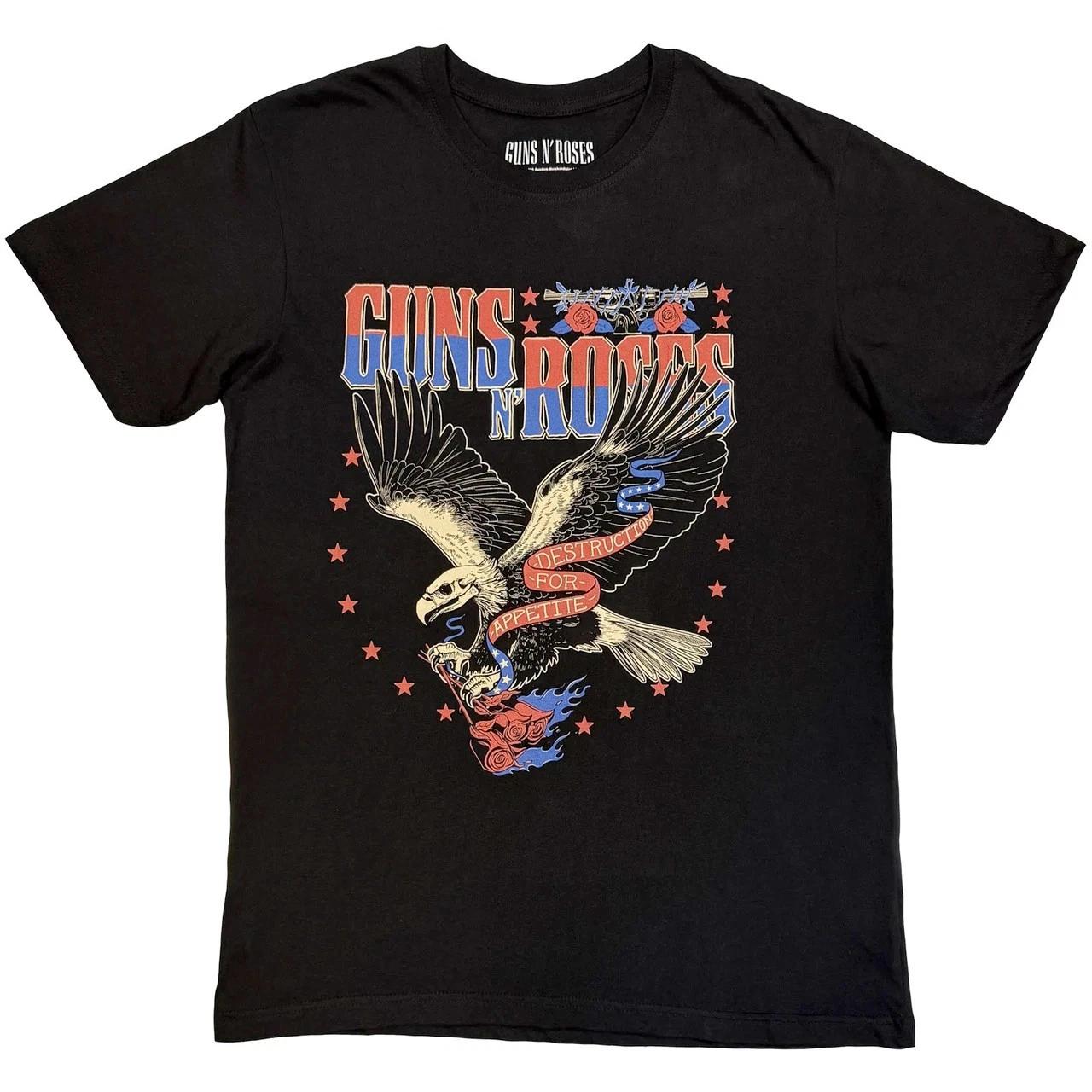 Guns N Roses - Eagle Skull - Black t-shirt S