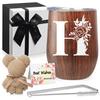 Personalized Birthday Gift for Bear Personalized Stainless Steel Mug with Popular Gift for Female Farewell Wedding Greeting Card Tumbler, Women,