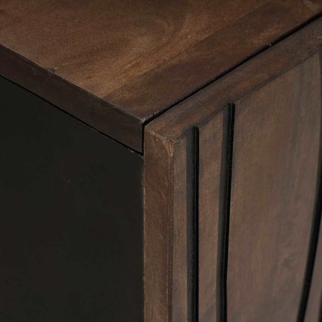 Sideboard Walnut 60 x 33.5 x 75 cm Solid Mango Wood
