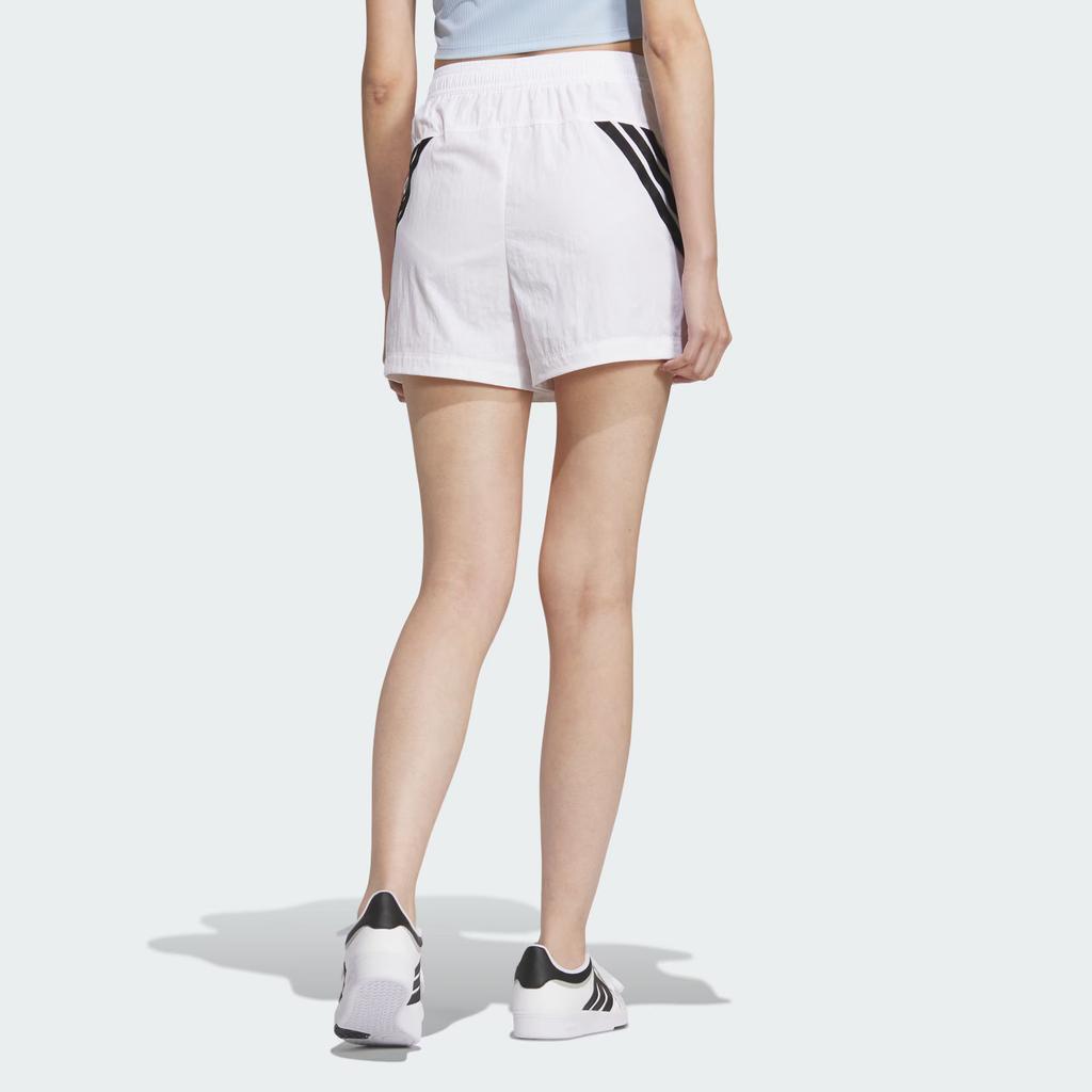 Adidas Dance Ss25 Woven Logo Stripe Comfortable Casual Shorts Women Shorts White Black KE5853