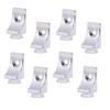 8Pcs Thickened Zinc Alloy Shelf Support Plate Bracket Heavy Duty Solid Wood Plywood Glass Plate Cupboard Holder for Wine Cabinet