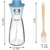 4PCS Oil Spray Bottle Oil Spray Olive Oil Dispenser With Pastry Brush Silicone Kitchen Brush BBQ Brush