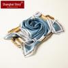 Shanghai Story 100% Mulberry Silk Small Square Scarf