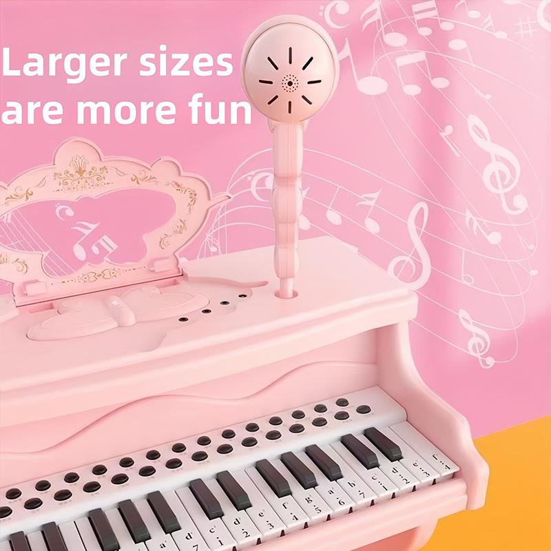Kinder 37 Tasten Elektronisches Keyboard Klavier Spielzeug Mikrofon Mini Klavier Spielzeug Musikinstrument Pädagogisches Spielzeug für Kinder Geschenke