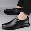 Fashion Handmade Leather Men Shoes Design Fashion Sneakers Male Slip On Loafers Breathable Casual Driving Flat Lightweight New Men Shoe