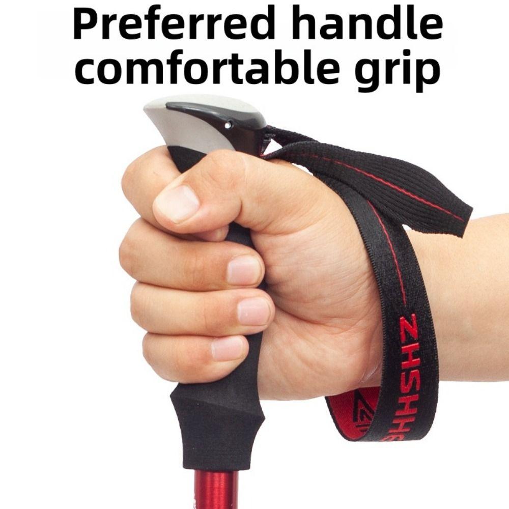 Quick Adjustable Locks Cross Country Cane EVA Wading Staff Outdoor Trekking Poles  Hiking Equipment