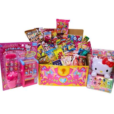 Un total de 25 artículos de dulces con juguetes de Sanrio, conjunto surtido, Halloween, Navidad, regalo, caja del tesoro Pikichemo (cinta dulce)