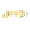 Auto Car Tail Rear Side 3D Metal Emblem Badge Sticker Skull Decals Styling Stickers Decal For Jeep Cherokee Wrangler Trunk