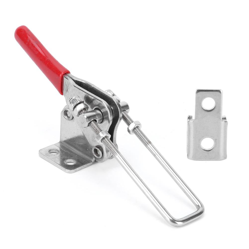2PCS Adjustable Toggle Latch Heavy Duty Toggle Clamp Durable Hasp Latch