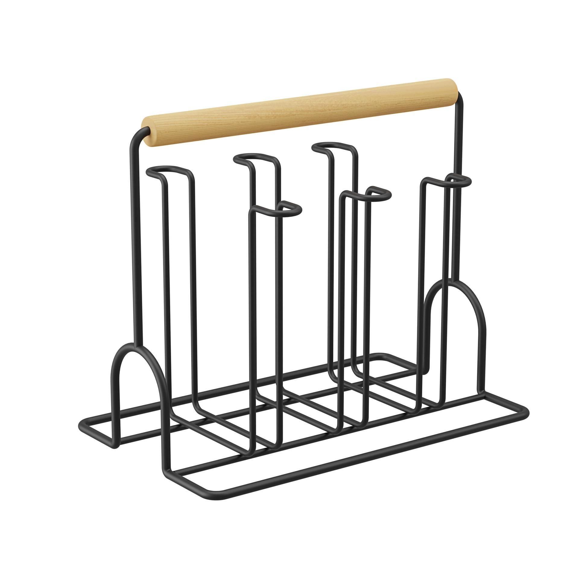 

Металлический держатель для стаканов, стойка для зеленой кухонной стойки, пивная кружка, кофейная кружка, полка для сушки бокалов, сушилка для бутылок и напитков чёрный