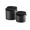 Stainless Steel Espresso Coffee Grounds Knock Box , Small Round for Home Barista, Compact Coffee Powder Waste Bucket KFS-065