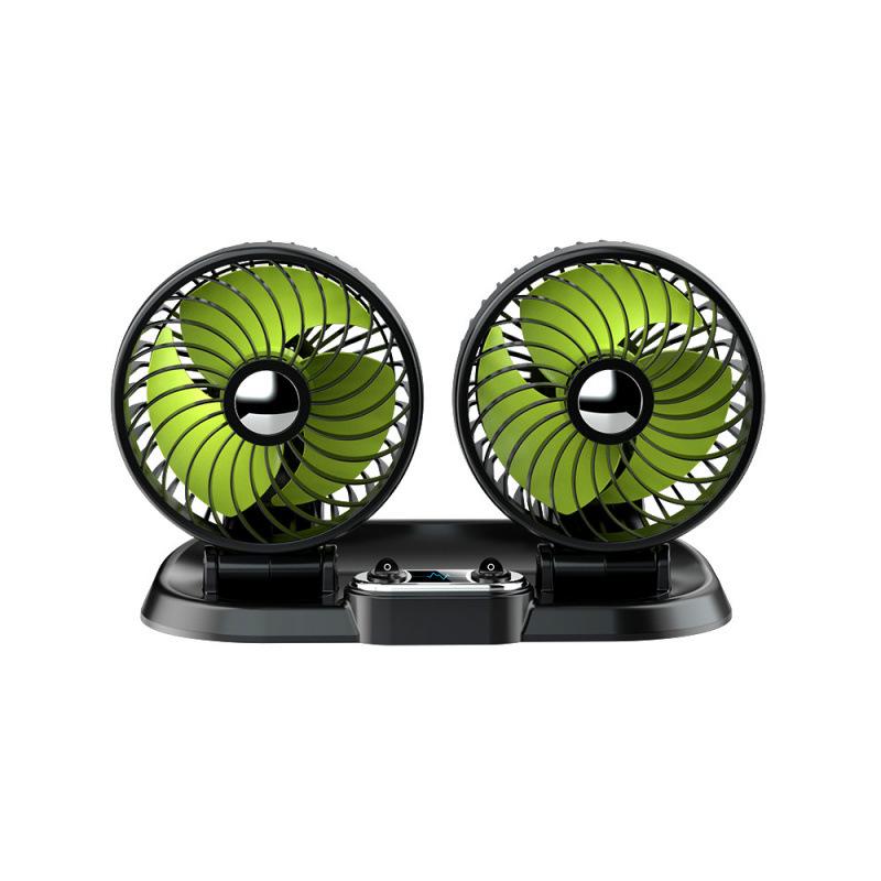 

24V/12V Electric Fan for Trucks and Cars - Automatic Oscillation, Suitable for Large Vehicles